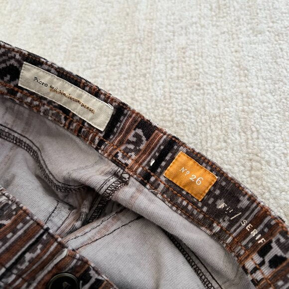 Anthropologie Pilcro Serif Corduroy Boho Pants 26 - Picture 2 of 10